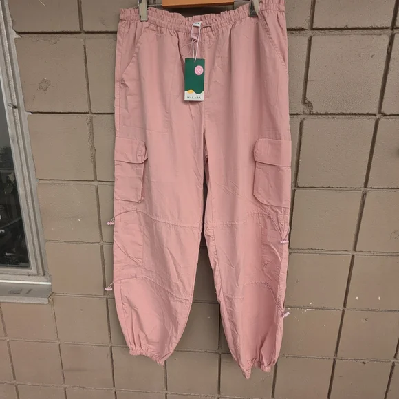 Pink Cargo Pants - Picture 1 of 4